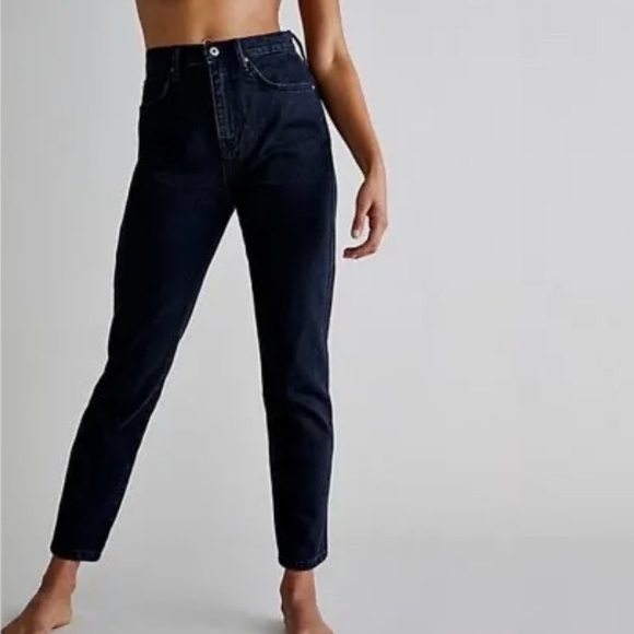 We The Free Denim - We the free black stove pipe denim jean